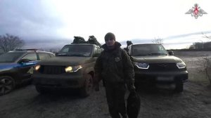 Поздравление жителей ЛНР с Новым годом военнослужащими ВАИ ГрВ «Запад»