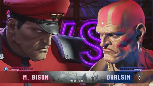 М.Бизон против Далсима - Street Fighter 6. смотреть онлайн
