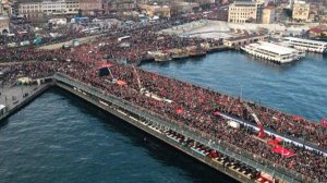 В пропалестинском марше в Стамбуле приняли участие 500 тыс. человек