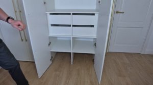 Шкаф распашной с МДФ дверьми