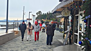 ✅️🎄1 ЯНВАРЯ В АДЛЕРЕ:+5° НОВОГОДНЯЯ АТМОСФЕРА НАБЕРЕЖНАЯ АДЛЕРА БИТКОМ ЛУЧШИЕ МЕСТА. АДЛЕР 2026