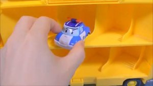 Robocar Poli rescue station & Tayo the little bus 로보카폴리 구조본부와 타요 장난감 놀이