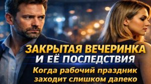 Закрытая вечеринка и её последствия. Когда рабочий праздник заходит слишком далеко | Рассказ мужчины