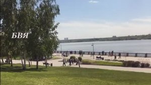 НАБЕРЕЖНАЯ реки ОБЬ город НОВОСИБИРСК