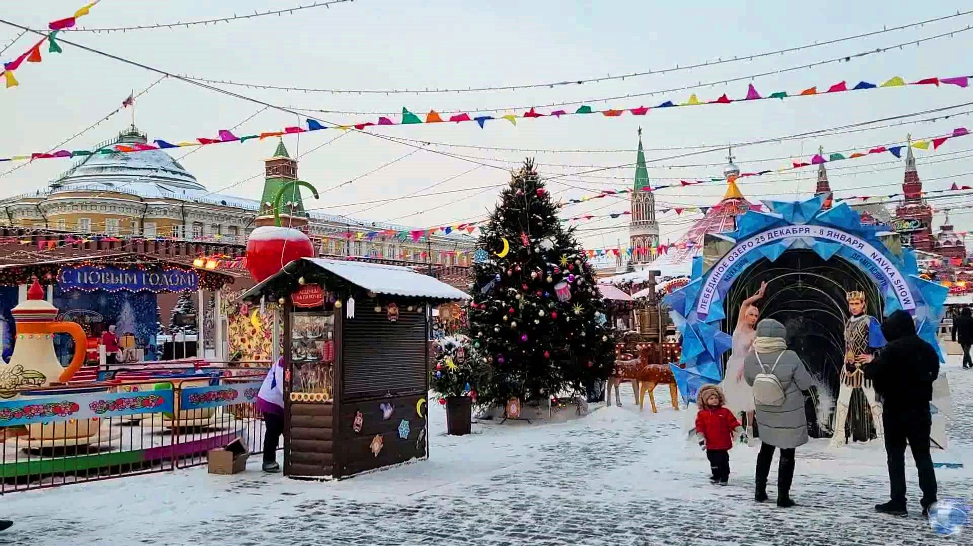 Новогодняя Москва: Ярмарка ГУМ смотреть онлайн