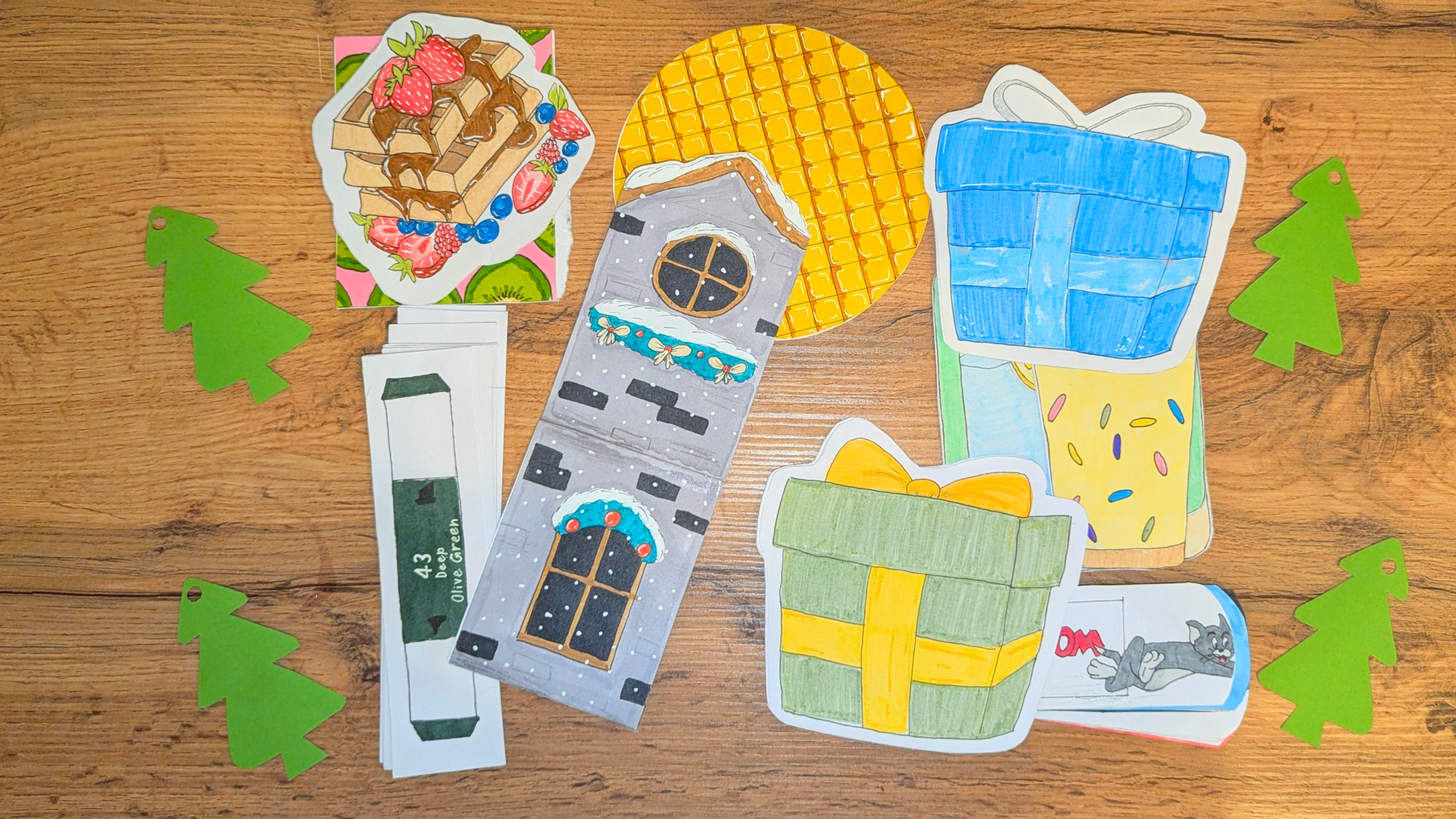 Новогодняя Распаковка Бумажных сюрпризов⭐ смотреть онлайн