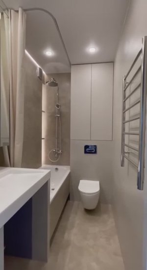 Компактная ванная комната