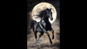 Чёрный конь