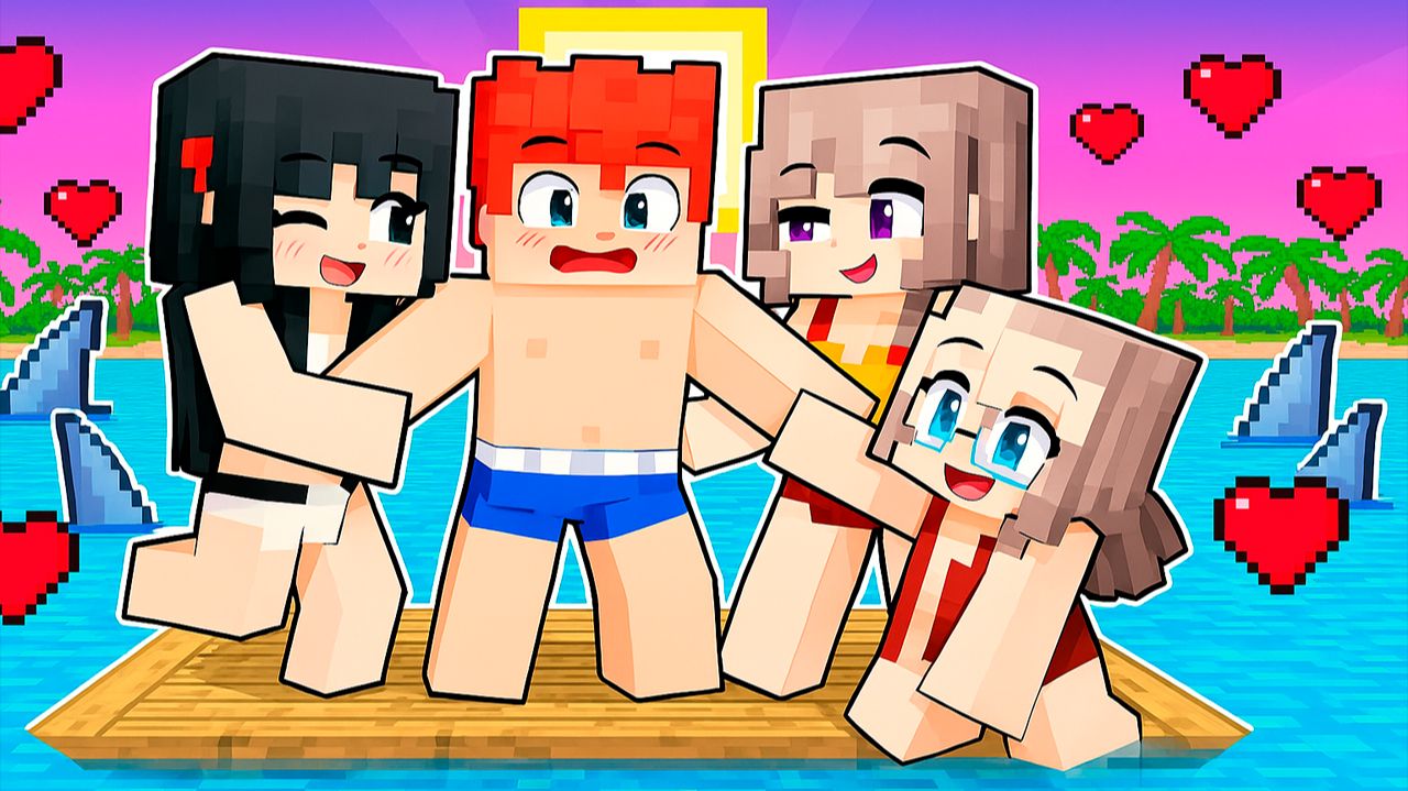 Я ЗАПЕРТ НА ПЛОТУ С БЕЗУМНЫМИ ФАНАТКАМИ! смотреть онлайн