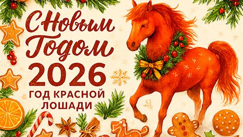 ДОРОГИЕ ДРУЗЬЯ !!! С НОВЫМ 2026 ГОДОМ !!! Годом Лошади! смотреть онлайн