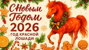 ДОРОГИЕ ДРУЗЬЯ !!! С НОВЫМ 2026 ГОДОМ !!! Годом Лошади!