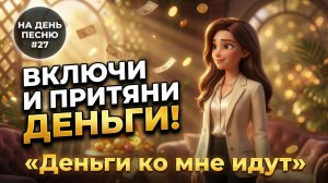 НА ДЕНЬ ПЕСНЮ #27 | Энергичная ПЕСНЯ-АФФИРМАЦИЯ на деньги | "Деньги ко мне идут"