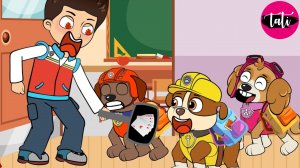 Щенячий патруль и Маршалл. Залипательное видео. Мультфильм для детей и малышей. Анимация 42