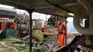 подъём трала