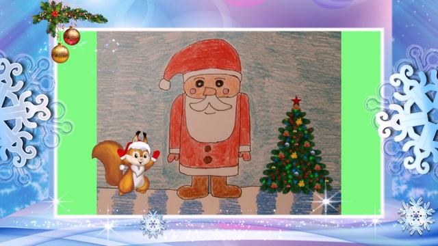 НОВОГОДНИЙ МИНИ ФИЛЬМ ИЗ МОИХ РИСУНКОВ ! смотреть онлайн
