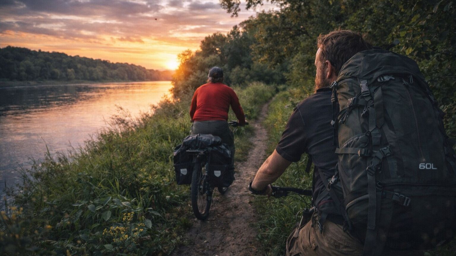 Экстремальный велопоход: ночёвка на берегу Оки! смотреть онлайн