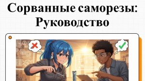 Как выкрутить саморез с сорванной шляпкой