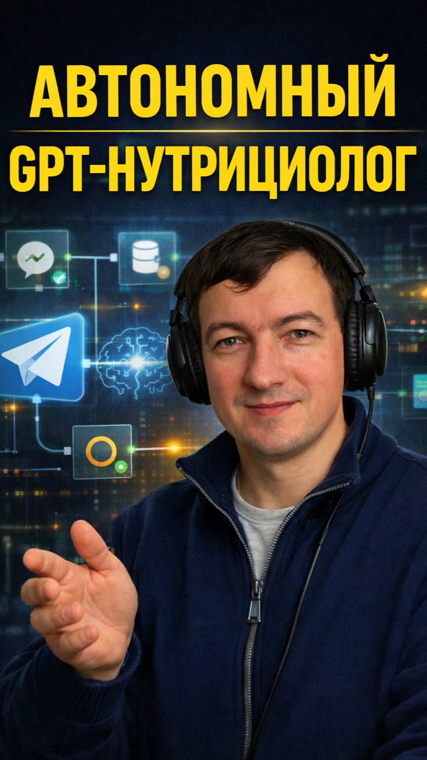 Автономный GPT-нутрициолог в Telegram  #n8n #shorts #AIvDelo #ai смотреть онлайн