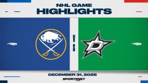 01.01.2026 | ОБЗОР МАТЧА | Даллас Старз - Баффало Сэйбрз | Highlights