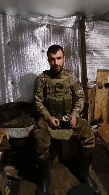 Благодарность от наших бойцов детям, изготовившим для них окопные свечи