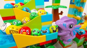 67СТРОИМ ГОРКУ ДЛЯ ШАРИКОВ С ДИНОЗАВРАМИ КАТАЕМ ШАРИКИ АСМР ВИДЕО ДЕТСКИЙ КАНАЛ ИГРАЛКИ-ЗАЛИПАЛКИ