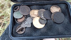 Удачный КОП МОНЕТ в непогоду! День верховых сигналов #поискмонет