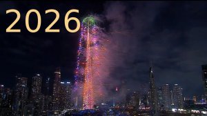 2026 Dubai Burj Khalifa Шоу перед салютом на Бурдж Халифе firework