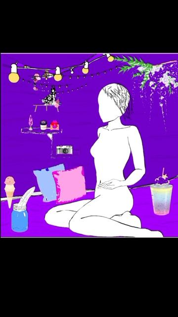 рисую девочку 💖 смотреть онлайн