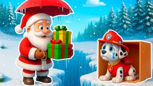 ДЕД МОРОЗ ПРИЮТИЛ БЕЗДОМНОГО МАРШАЛА ЩЕНЯЧИЙ ПАТРУЛЬ в МАЙНКРАФТ МУЛЬТИК