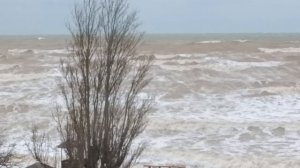 Море кипит, шторм....