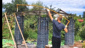 Высокие грядки для клубники , высокие грядки , тёплые грядки , вертикальные грядки из спанбонда