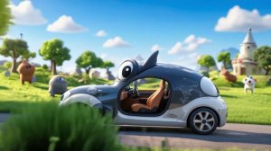 Машинки и цветы мультик