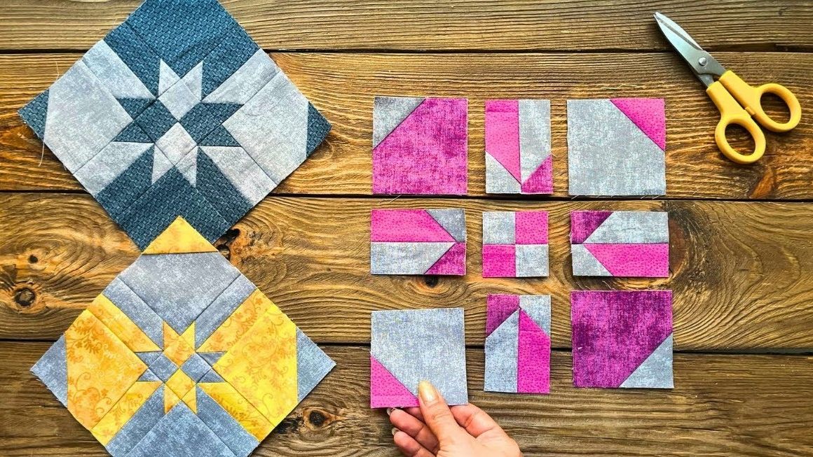 Потрясающая «Звезда» без лишних усилий! Удивительно простой способ создать эффектный лоскутный блок. смотреть онлайн