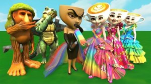 Герои Брайнрот выберают идеальное платье для куклы из игры Squid Game