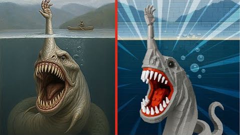 Конструктор Lego SEA HAND MONSTER Survival все легендарные глубоководные существа из фильмов ужасов! смотреть онлайн