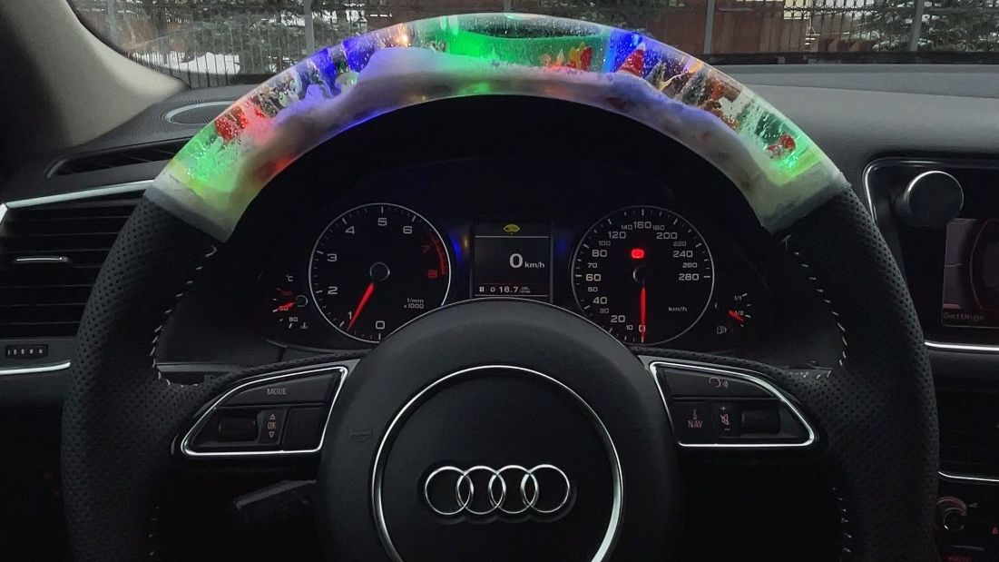 Новогодний руль AUDI VAG-UPGRADE.RU смотреть онлайн