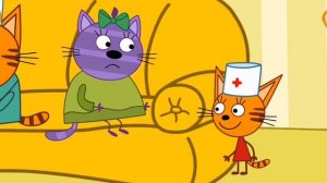 Три Кота Мультфильм Прививка для котят