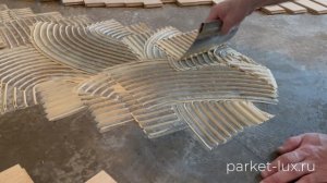 Укладка штучного паркета на стяжку