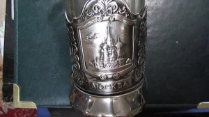 боевой подстаканник с видами Москвы и самые необычные