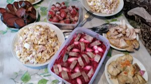 С Новым годом 2026! Что готовили на праздничный стол и новогодние пожелания.