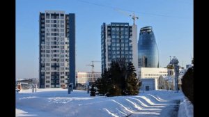 Б-р Пионерский. Пр. Октябрьский. Советский и ледяной городок на пл. Советов. Кемерово