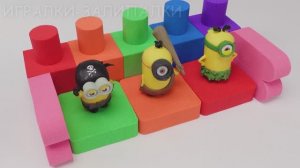 ИГРАЕМ С КИНЕТИЧЕСКИМ ПЕСКОМ И МИНЬЕНАМИ ВИДЕО МУЛЬТИКИ ДЛЯ ДЕТЕЙ КАНАЛ ИГРАЛКИ-ЗАЛИПАЛКИ