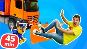 Снежный Патруль: Зимние Приключения Машинок! ❄️