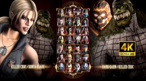 Игра за Killer Croc & Camouflage Sonya в Mortal Kombat Komplete Edition на PC Expert в 4K