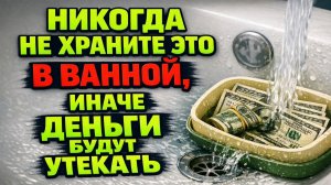 Как ванная комната тихо рушит ваш достаток и что нельзя там хранить ни при каких условиях