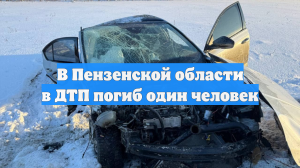 В Пензенской области в ДТП погиб один человек