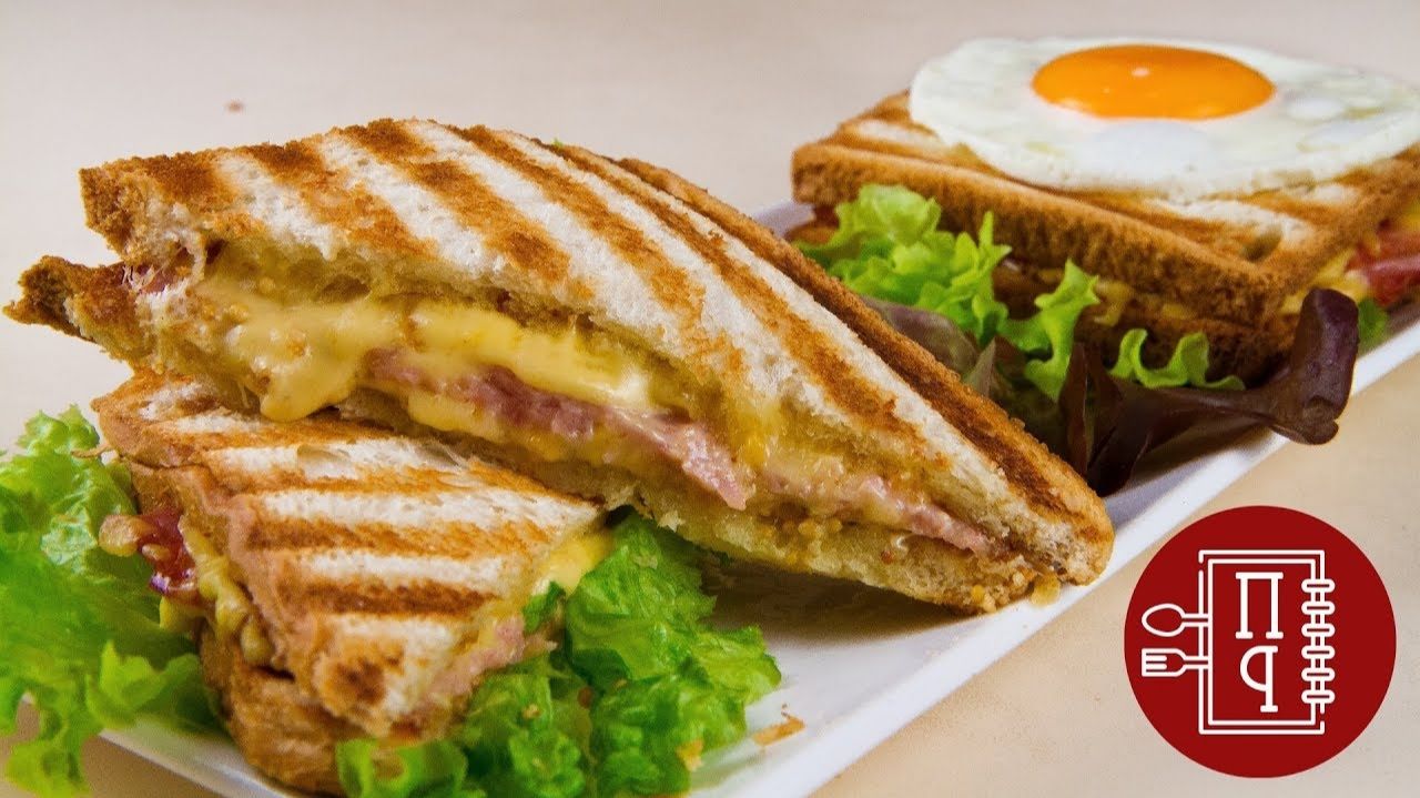 Быстрый Завтрак для Любимых! Французские Сэндвичи Крок- Месье и Крок- Мадам / Croque- Monsieur смотреть онлайн