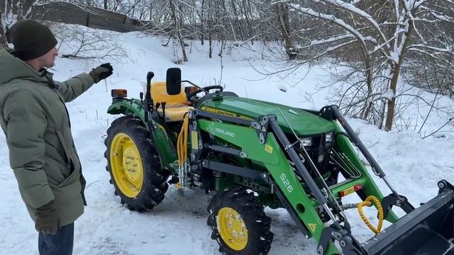 Минитрактор для уборки снега