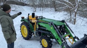 Минитрактор для уборки снега