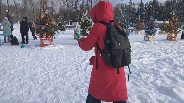Новогодние весёлые старты в КОМСОМОЛЬСКЕ смотреть онлайн